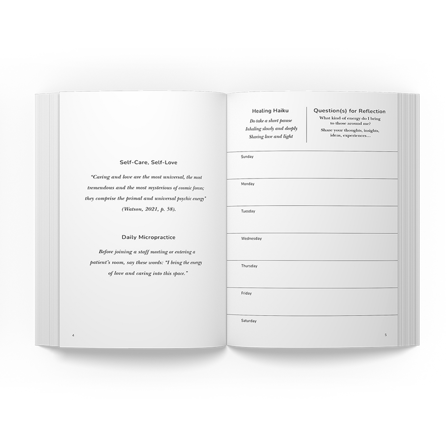 Human Caring through Healing Haiku Journal