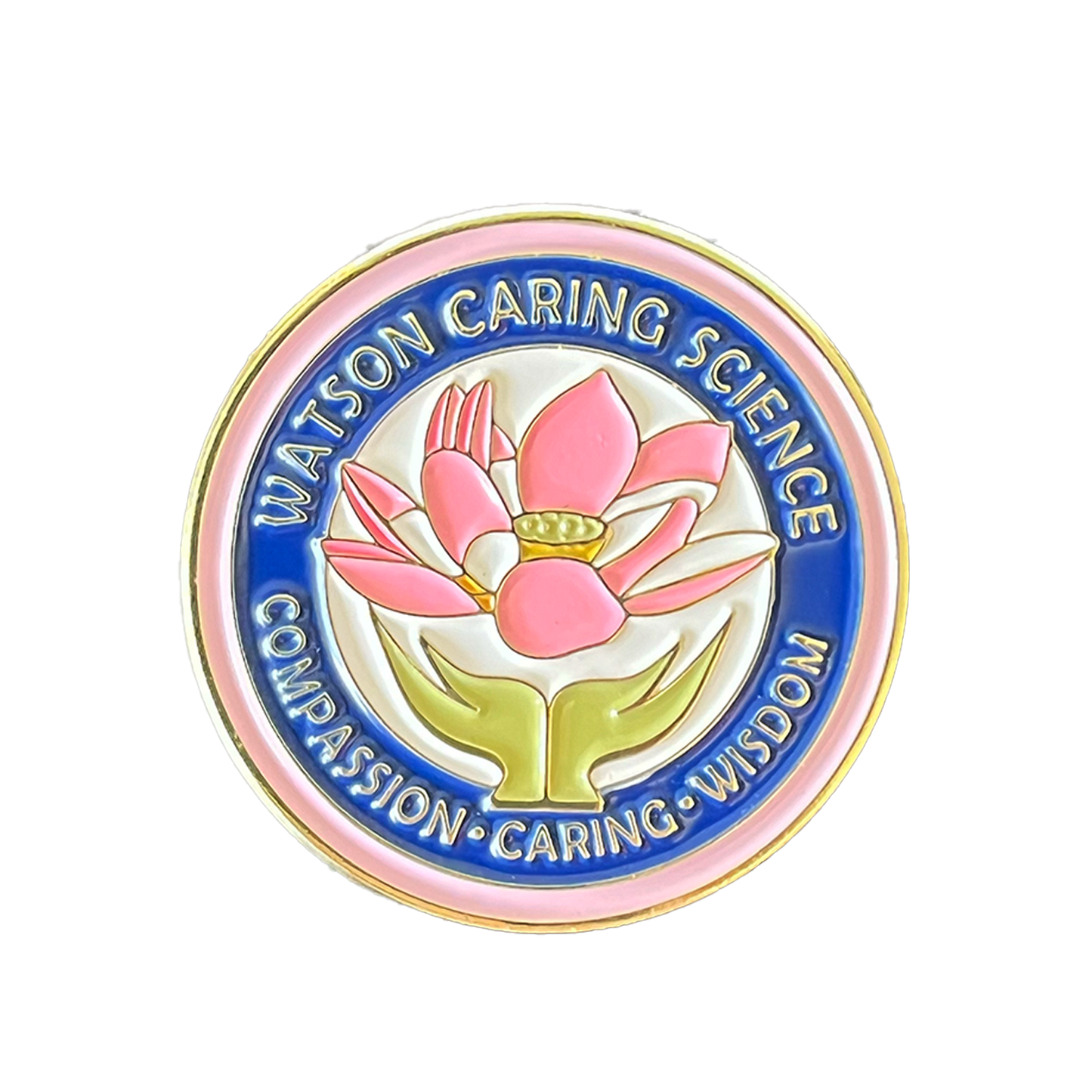 WCSI Round Enamel Logo Pin