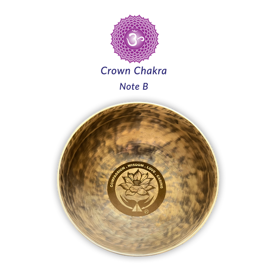 Note B = Crown Chakra