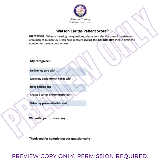 Watson Caritas Measures™