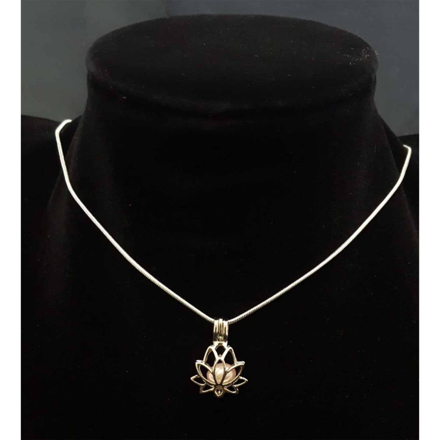 Lotus Pearl Pendant