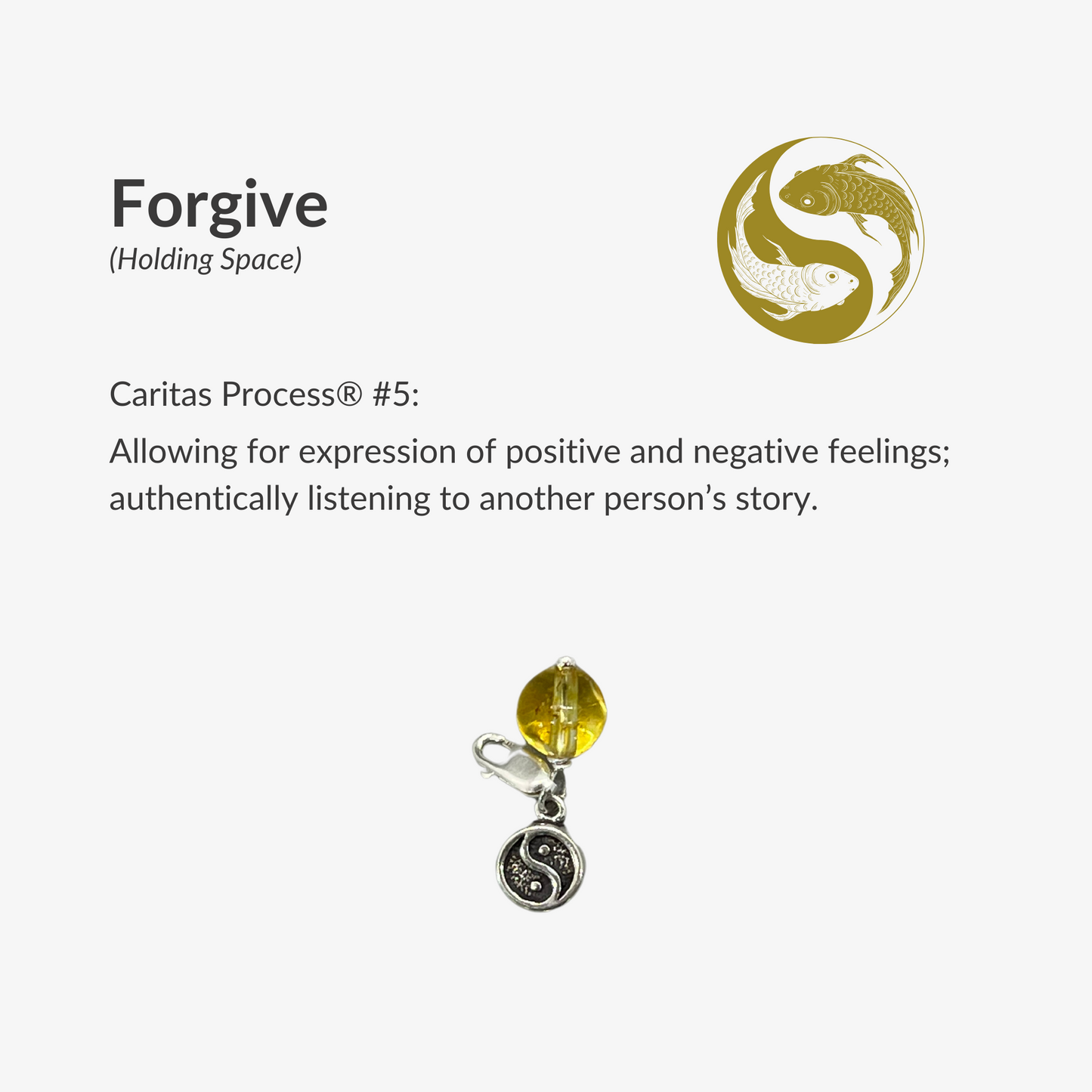 10 Caritas Process® Charm (Necklace)