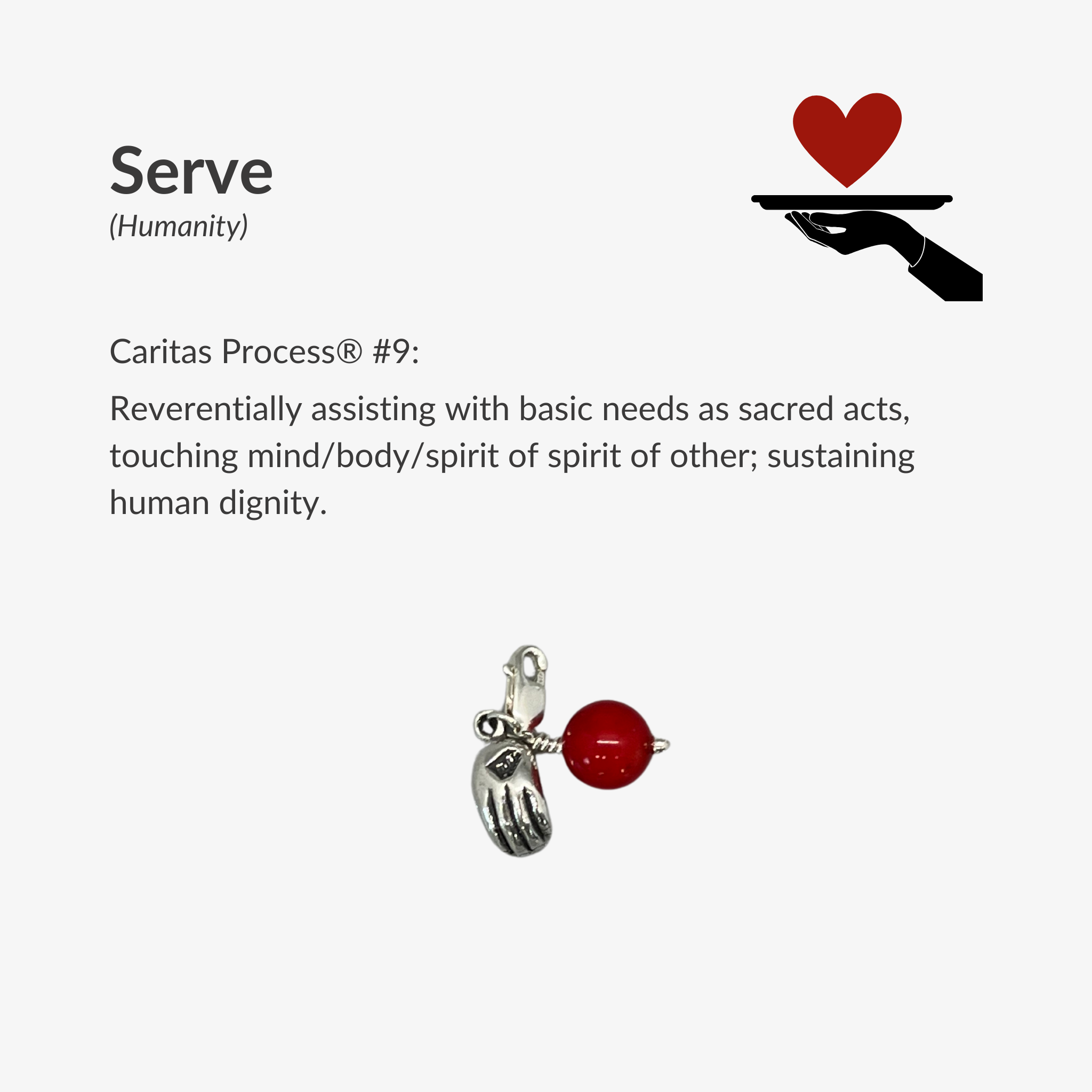 10 Caritas Process® Charms