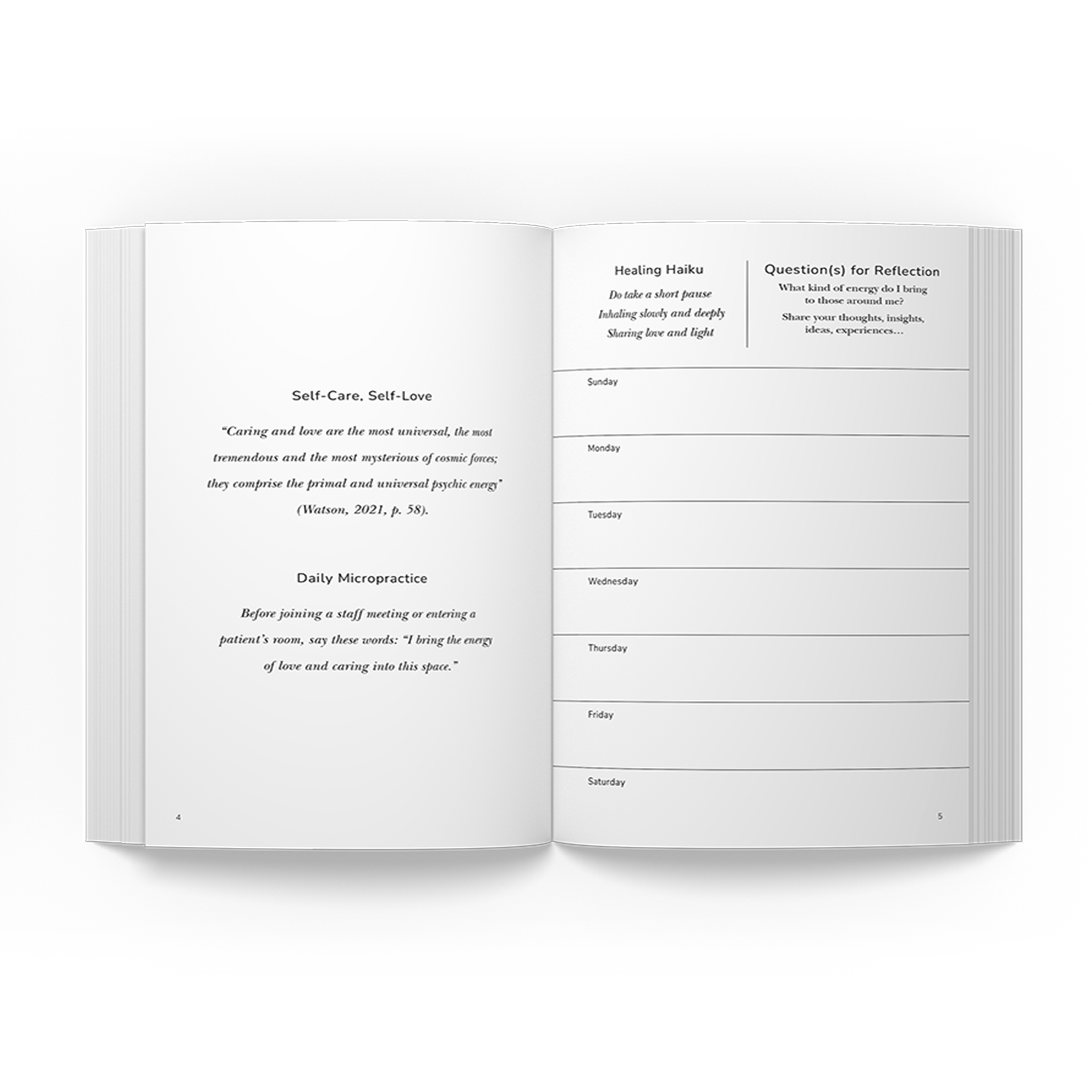 Human Caring through Healing Haiku Journal