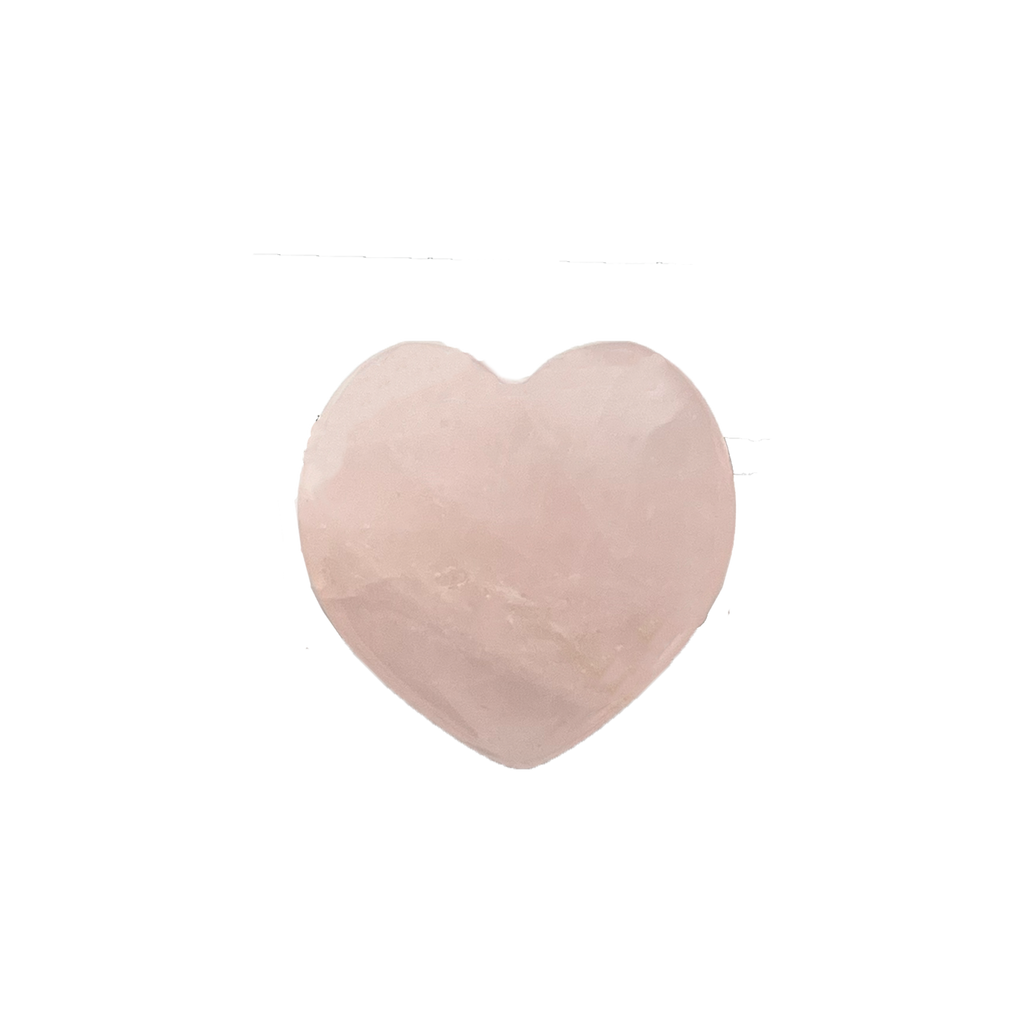 Pink Rose Quartz Stone Hearts