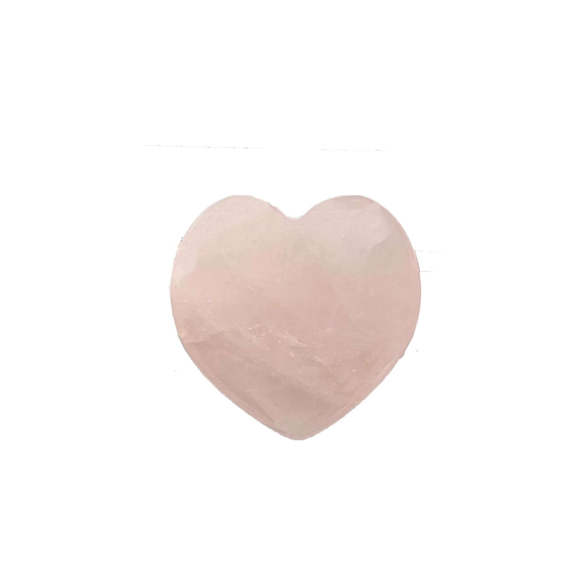 Pink Rose Quartz Stone Hearts