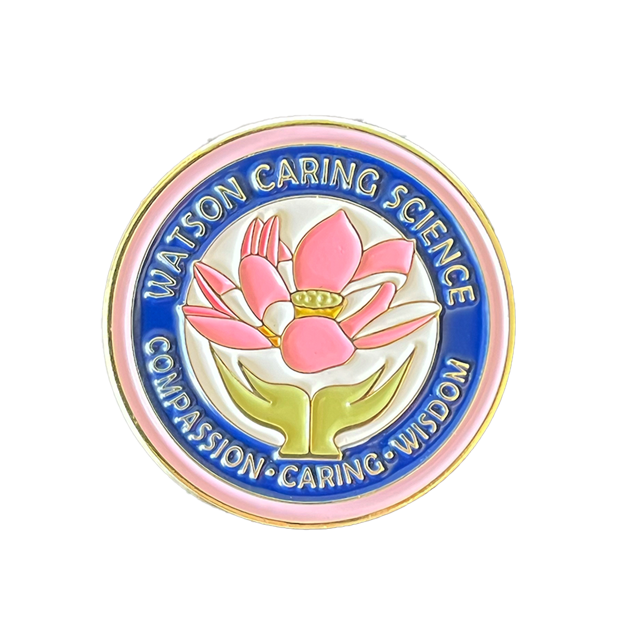 WCSI Round Enamel Logo Pin