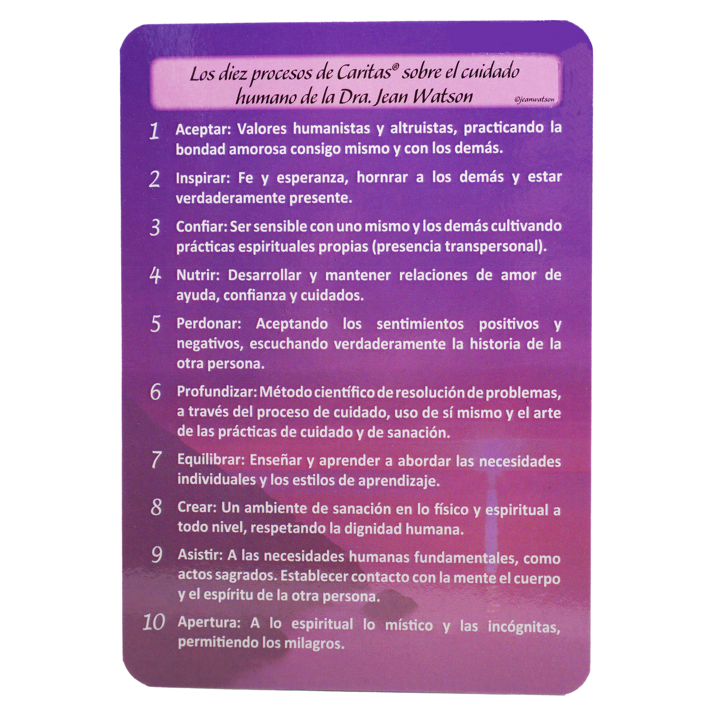 10 Caritas Processes® Touchstone Cards