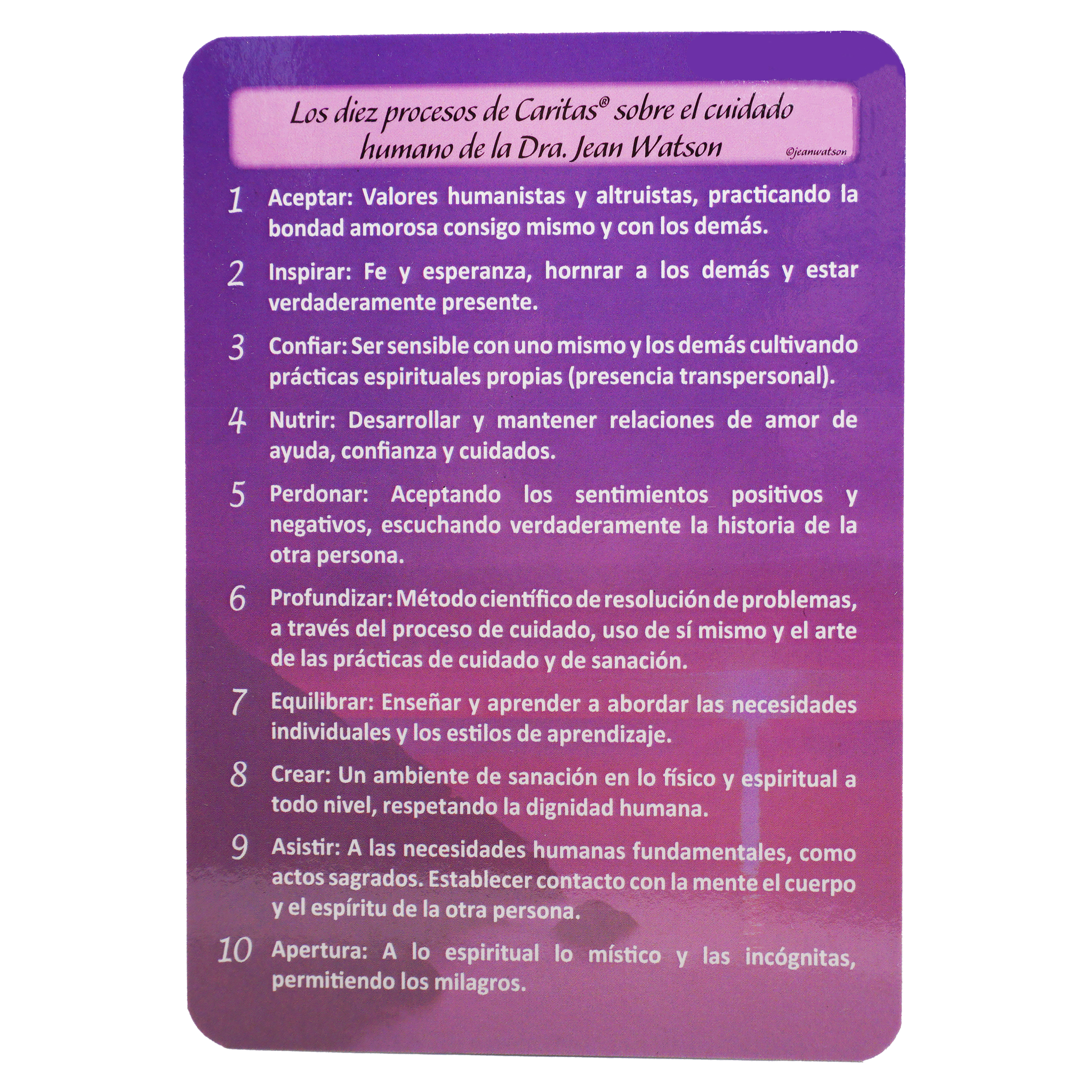 10 Caritas Processes® Touchstone Cards