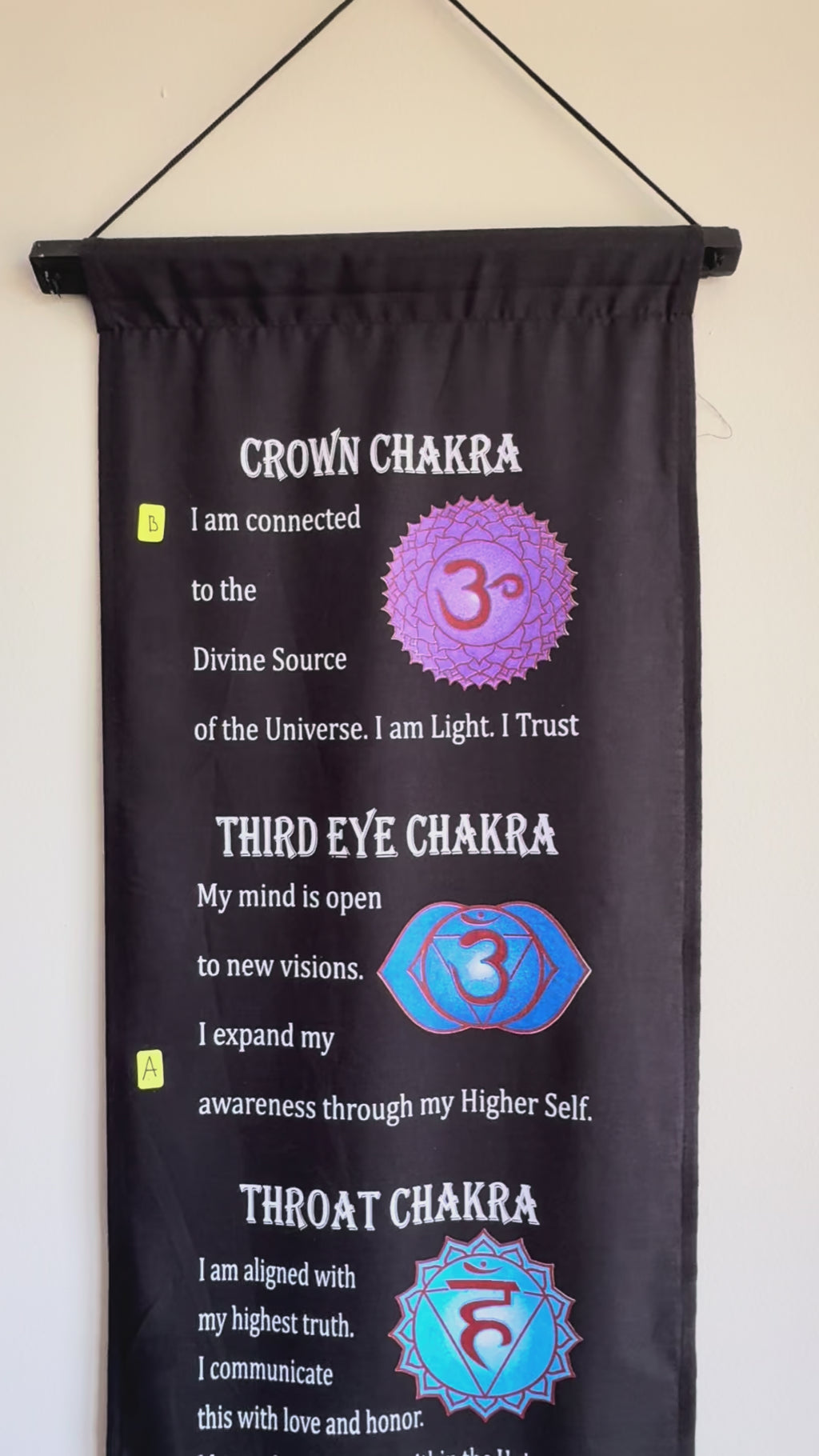 7 Chakra Hanging Tapestry