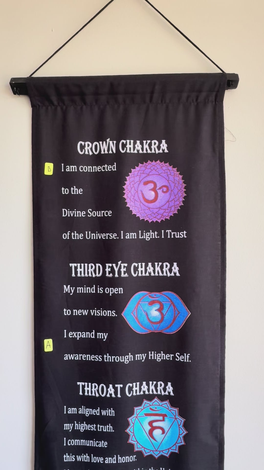 7 Chakra Hanging Tapestry