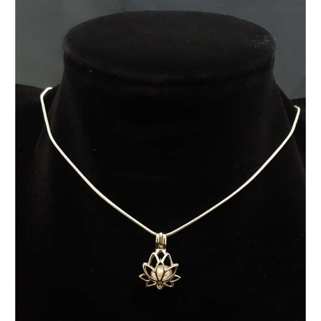 Lotus Pearl Pendant