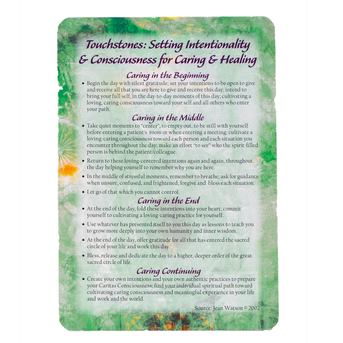 10 Caritas Processes® Touchstone Cards