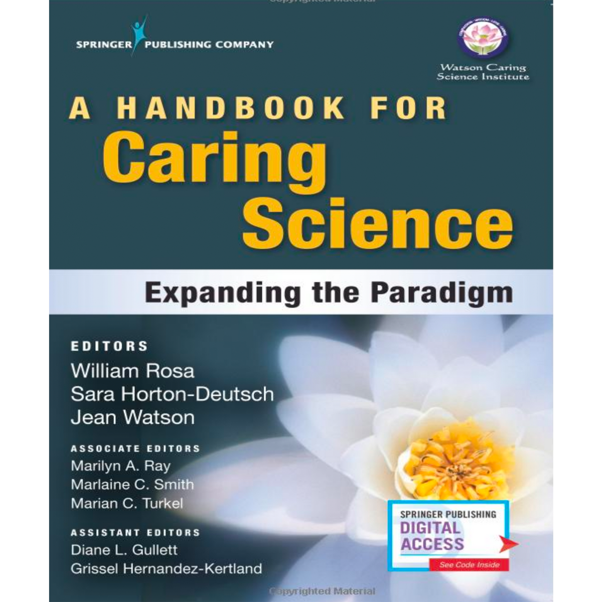 A Handbook for Caring Science: Expanding the Paradigm – WCSI Caring Store