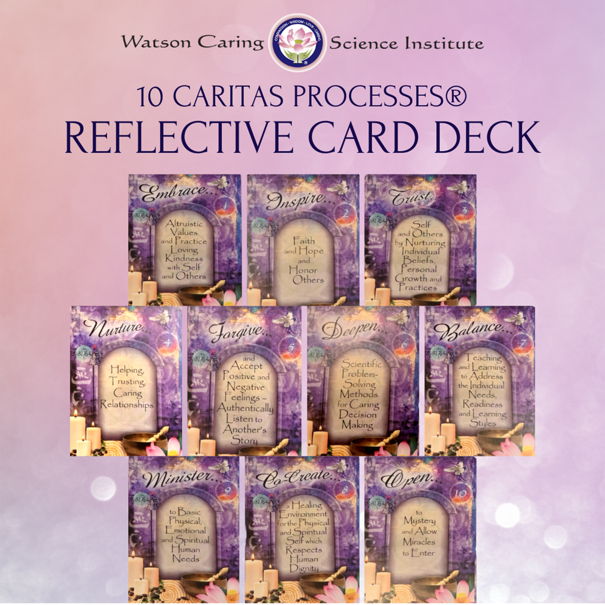 Relection Card Connect with Care: Caritas Reflection Deck by Dr. Jean Watson – WCSI ...
