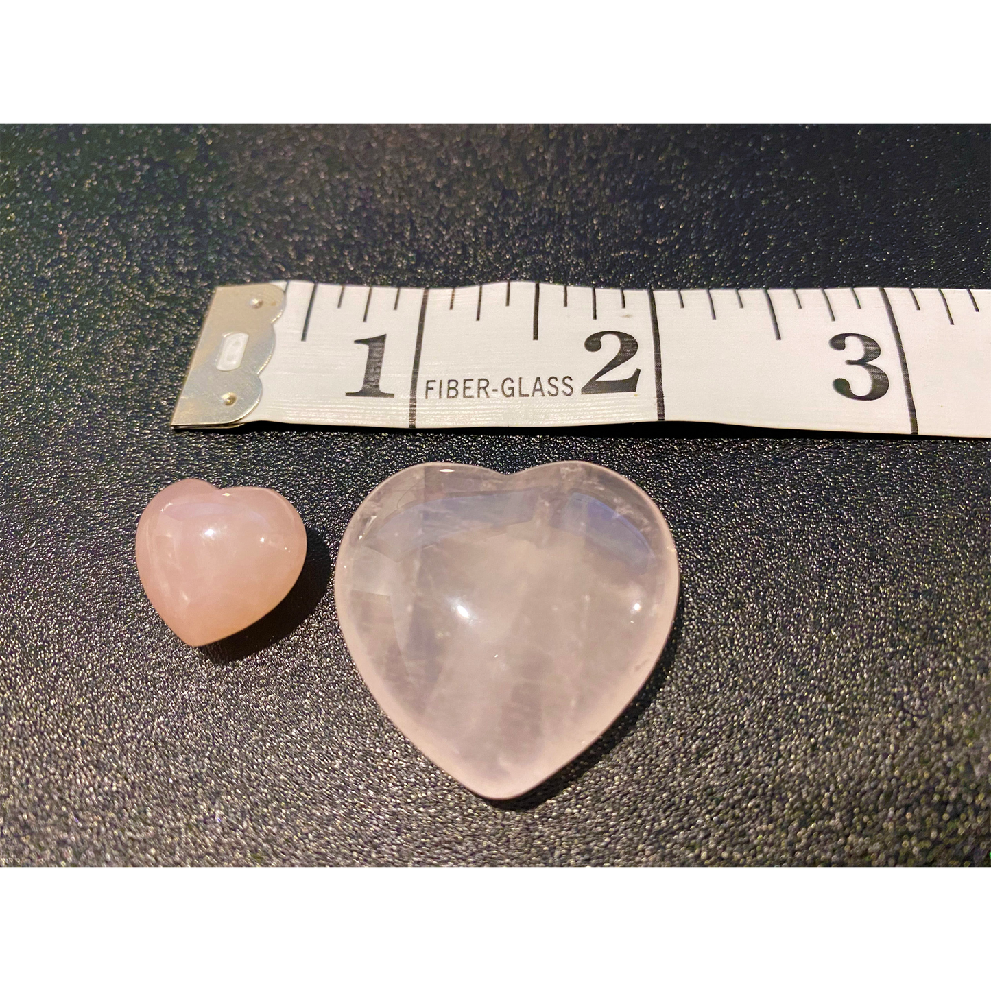 Pink Rose Quartz Heart Stone